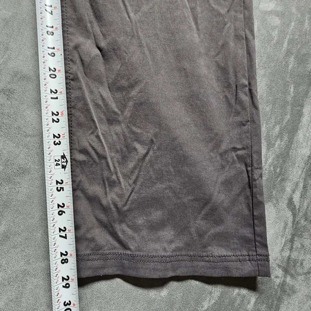 Prana Breathe Mens Slim Fit Pants 40x30 Charcoal Grey Performance‎ Hiking Travel